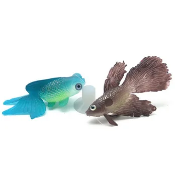 Simulation Goldfish Betta Fish Aquarium Decorations With Sucker