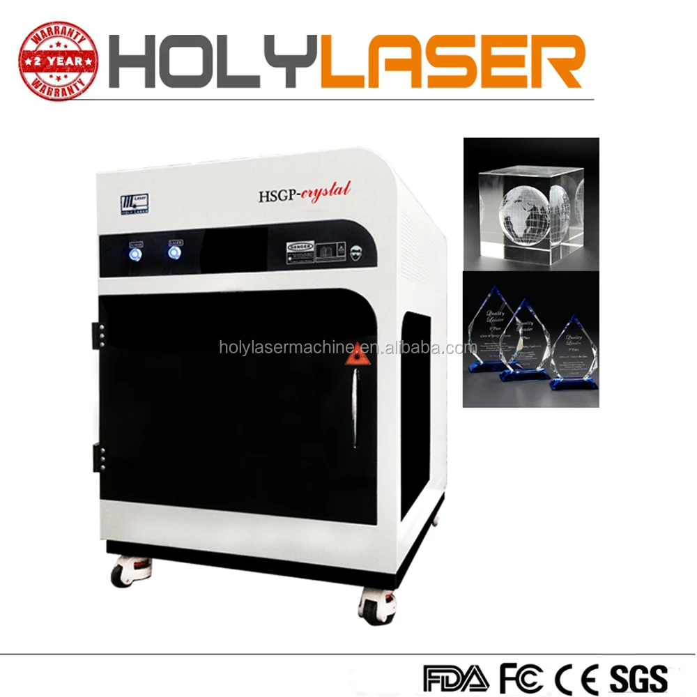 2d 3d photo crystal laser inner engraving machine for gift glass
