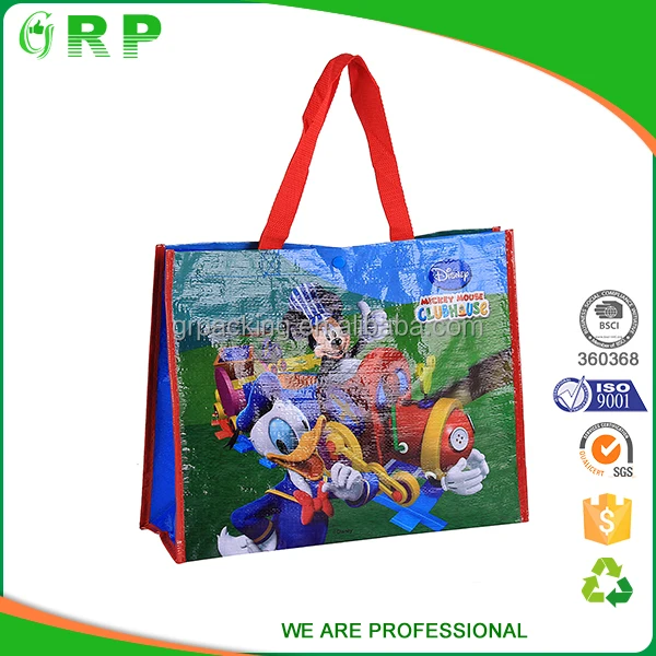 large capacity market promotional handled storage gift bag