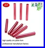 custom red smooth anodized aluminum male/female tube For RC airplane camera support aluminum tubes R1R2