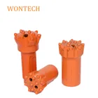 Spherical Button Drill Bits Rock Drilling Tools T45 R38 102mm Button Bit