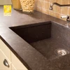 Popular light grey countertop one piece kitchen sink and countertop