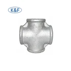 4 way pipe connector ANSI B16.5 cross american standard malleable iron pipe fittings