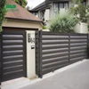 New style horizontal waterproof sun shade modern main aluminium gate designs for home