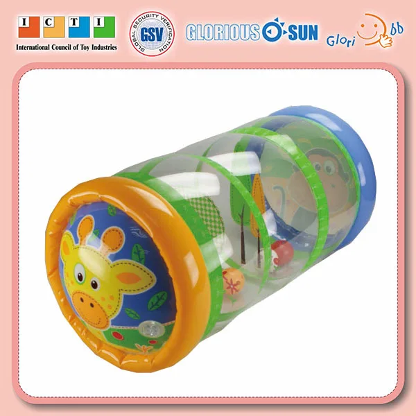 Cylinder Shape Inflatable Baby Toy With Colorful Printing Buy
