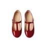 Wholesale European New T-bar Design Red Patent Leather Casual Little Kids Girls Mary Jane Dress Shoes