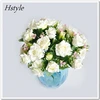 Artificial Peony Flower White Blue Red Pink Daisy Floral Bouquet Arrange Table Wedding Home Decor Party FZH119