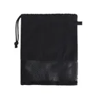 Custom wholesale Men Women Sport Gym Sack Drawstring Backpack Bag cosmetic makeup mesh drawstring pouch