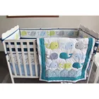 2018 new design wholesale and OEM 100% cotton baby deer kids children crib bedding set
