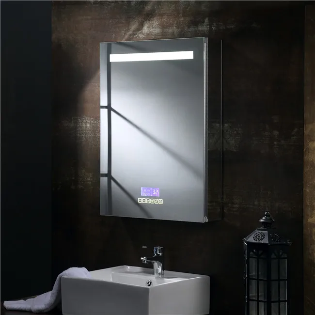 Ilusão Do Banheiro iluminado LEVOU Bluetooth Speaker Espelho de Maquiagem