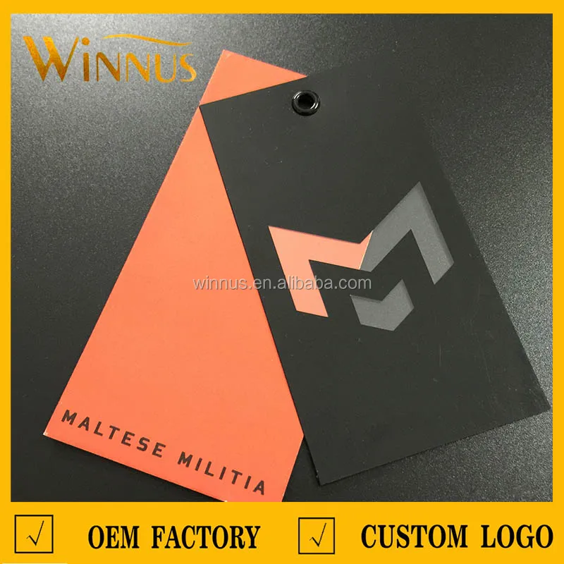 bag clothing garment black yellow white plastic pvc hangtag for