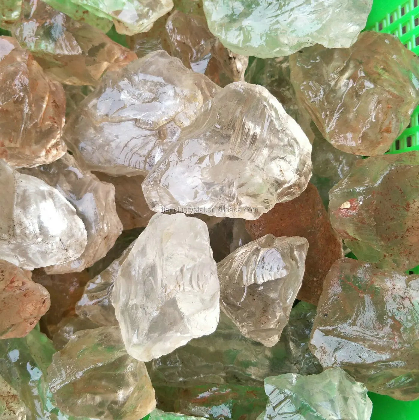 原始天然透明石英水晶原石批发价格巴西