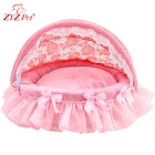 Dog Bed ZYZ Pet Puppy Cute Luxury Pink Dog Cat Princess Bed Kitty