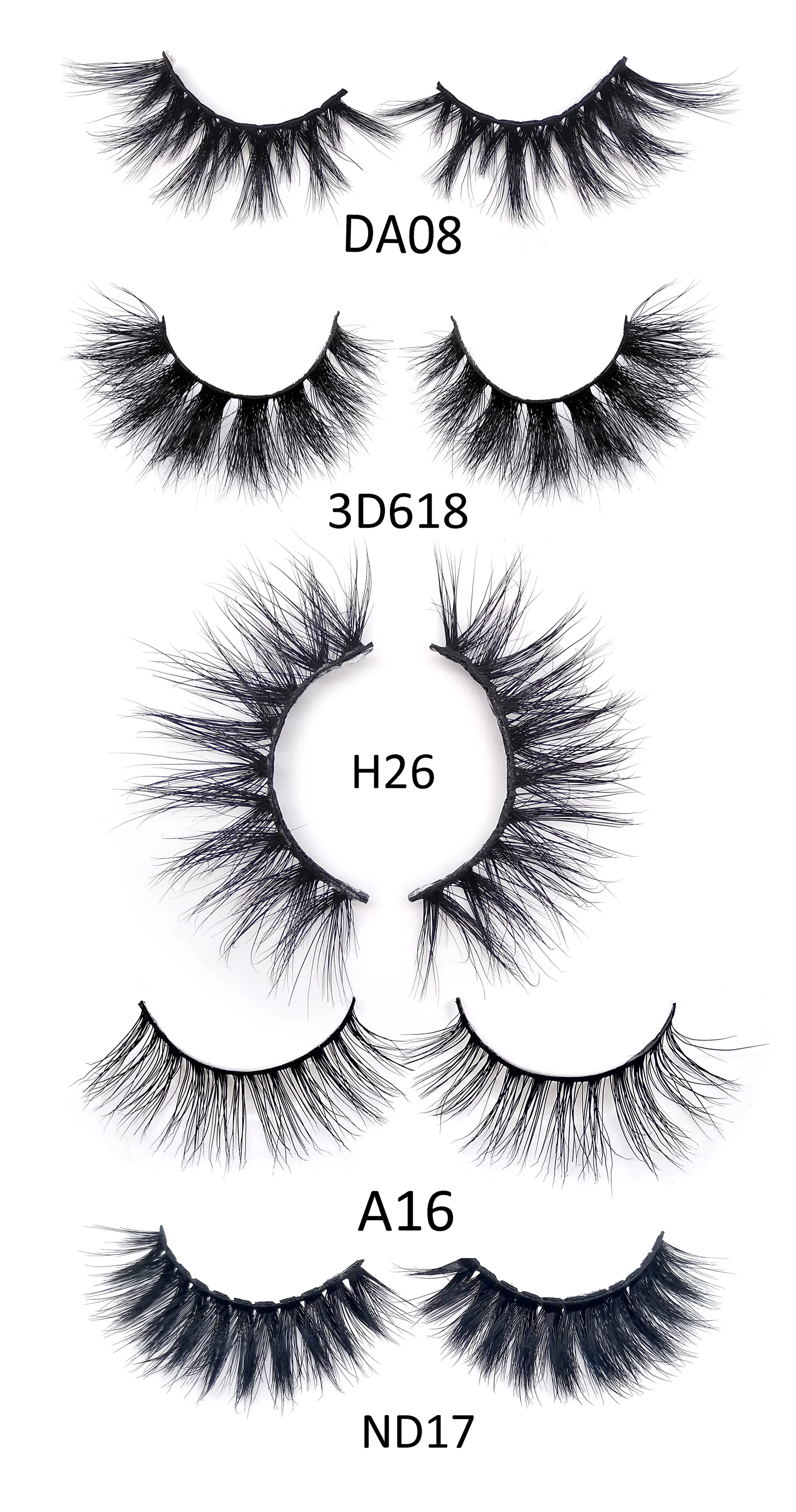 luxury mink fur false lashes private label silk eyelashes with