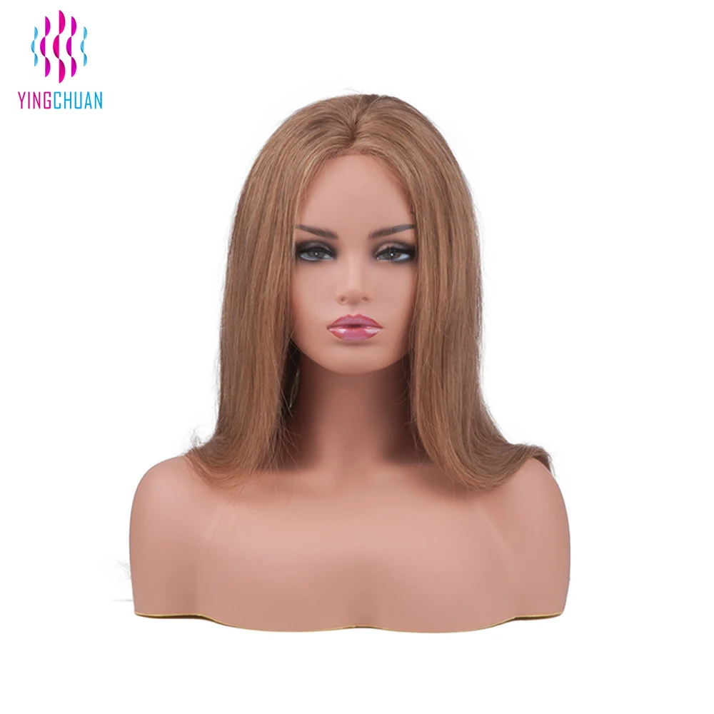 Female Mannequin Pvc Manikin Head Realistic Mannequin Head Bust Wig