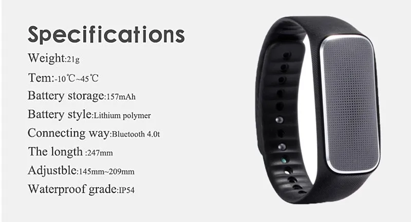 37 Degree Bluetooth Smart Band Heart Rate Bracelet Blood Pressure Fitness Tracker Wristband With Passometer Sport Smartband