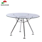 Furniture Glass Room Dining Glassglass Round Dining Room Table Modern Furniture Round Glass Living Room Dining Table