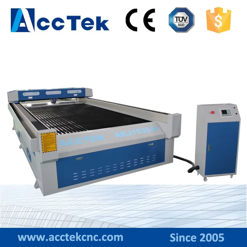 AKJ1325 Acctek 1325 co2 150w laser cutting machine price/photo co2 laser machine price