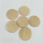 3/4 3/8 5/8 inch 20 mm diameter round brass metal mesh smoking pipe screen for tobacco filters