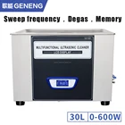 Power Adjust 30L Ultrasonic Cleaner Bath Sweep frequency degass Washer Machine