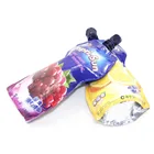 Reusable Ziplock Aluminum Plastic Foil Drink Milk Food Juice With Spout Tap Straw Nozzle Snack Packag Standup Pouch