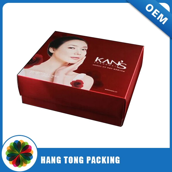 high end perfect flat pack cosmetic gift box