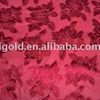 New style jacquard floral wine red jacuard high velour with P/D velvet fabric pakistan
