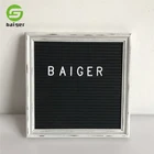 Wooden Arts 10x10 inch or Customized Rustic Felt Letter Board for Decoration
