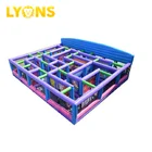 2018 Outdoor fun house inflatable maze blow up sport game maze