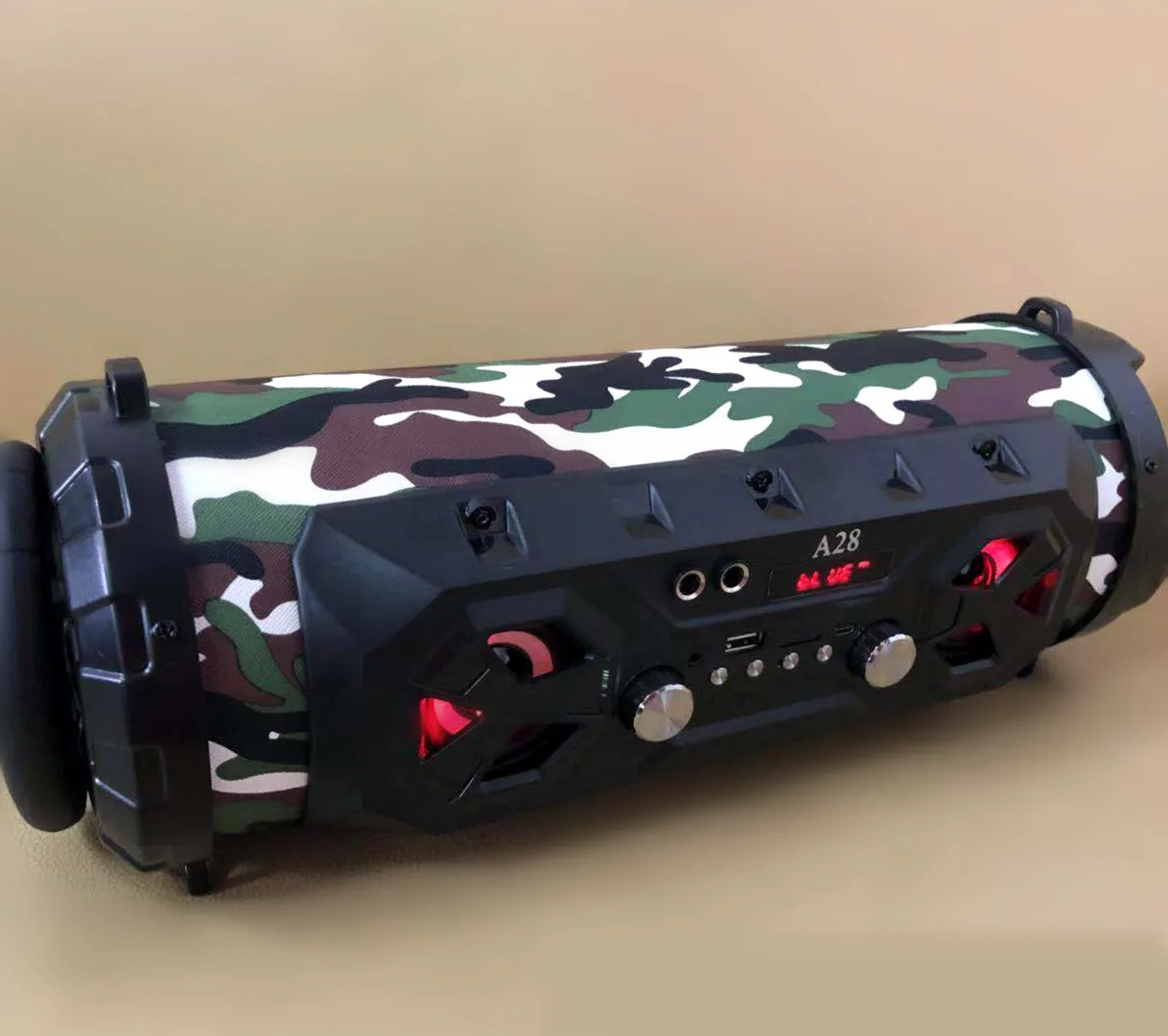 2019 deep bass subwoofer outdoor wireless car audio Bluetooths speaker with TF FM - ANKUX.COM