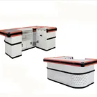 Retail convenience store supermarket cashier table cash desk checkout counter for shop