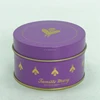 custom logo printed metal material small round tin cans