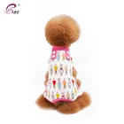 Customized cotton plain dog clothes cheap pet clothing