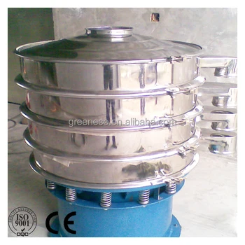 Zinc oxide processing rotary vibrating sifter