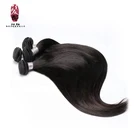 Raw Virgin Indian Human Hair Double Drawn Hair Weave