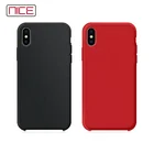 Liquid Silicone Gel Rubber Protective Case Soft Touch mobile phone accessories cover for iPhone Xs Max 6.5"