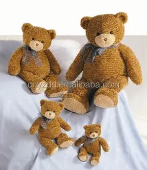 big eyes teddy bear custom plush toy/plush brown