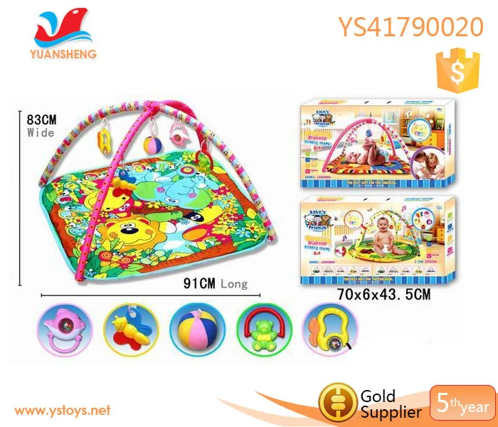 eco-friendly baby play gym mat funny playmat baby