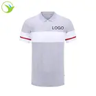 Custom Design Summer Us New Style Short Sleeve Grey Colour Fit Tops T Shirt Polo Collar T-Shirt For Men