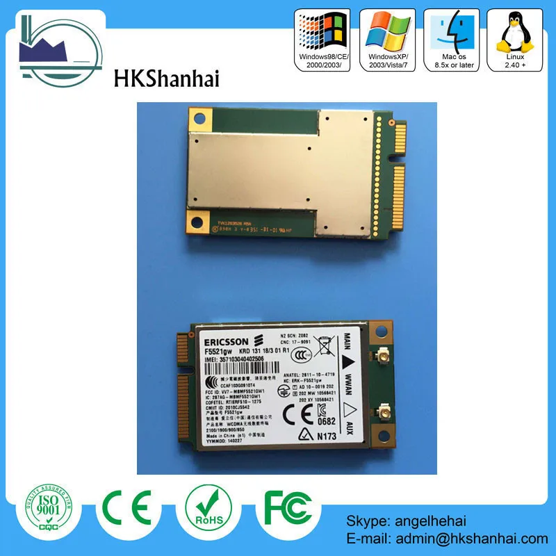 High Performance Communication Equipment Ericsson F5521gw 21mbps