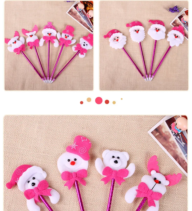 Cheap Christmas gift promotion children cartoon Christmas pen