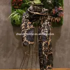 hangzhuo wholesale % 100 silk printed long scarf for lady
