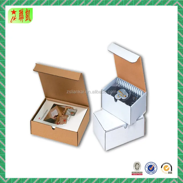 printed durable cardboard square box for cup and dish packaging