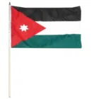 High Quality Digital Printing 3x5ft Polyester Fabric International Jordan Flag Banner