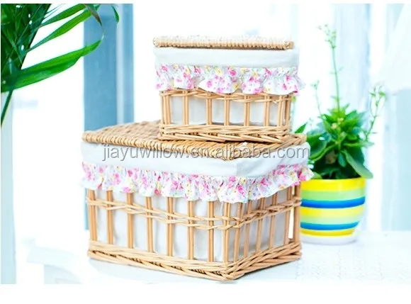 handmade natural wicker clothes hamper basket hamper boxes