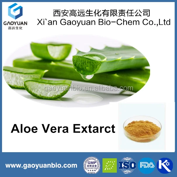 raw material aloe vera extract aloin 5%-98% with free sample for