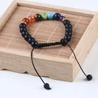 Spiritual Spiritual Bead Bracelet 7 Chakra Agate Spiritual Beaded Bracelet