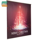 Christmas Deco OEM 3D Printing Sunscreen Roller Blind Fabrics
