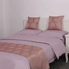 Soft comfortable violet comforter set sabanas designer adults beddings