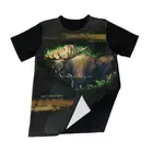 Wholesale vintage washed blank t shirts black